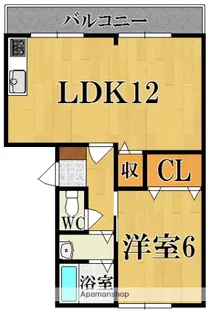 西大寺グリーンハイツ【1階】の間取り