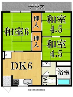 フレグランスM【1階】の間取り