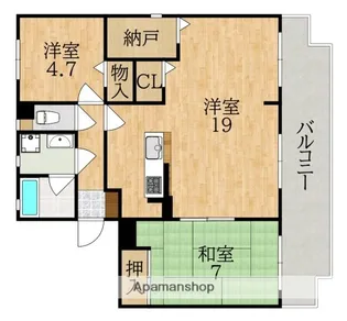 ローズガーデン学園前【1階】の間取り
