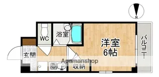 リヴェール梅尾【4階】の間取り