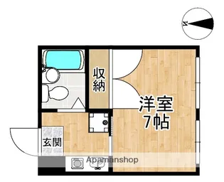雅叙園ハイツ【2階】の間取り