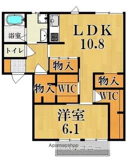 グリーンヒルズB棟【2階】の間取り