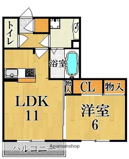 ビアン シャンテ【2階】の間取り