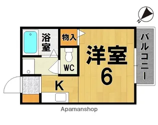 ピエ・タ・テール【1階】の間取り