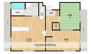 永慶寺マンション(エイケイジ)【2階】の間取り
