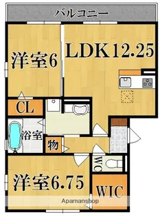 ヴィル アンシェンヌ【2階】の間取り