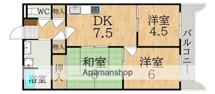 ラ・サンフォニー【2階】の間取り