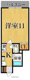 クレアールKITANO【5階】の間取り