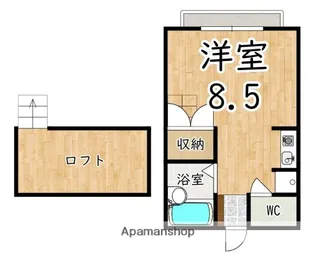 シャルマン第2【2階】の間取り