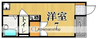 徳丸ハイツB棟【1階】の間取り