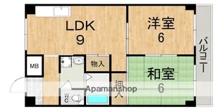 山善ハイツ【2階】の間取り