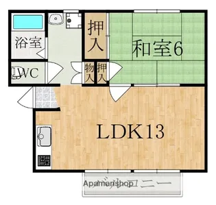 レジデンスボナールⅡ【2階】の間取り