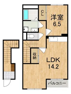 シャトーヒルズ【2階】の間取り