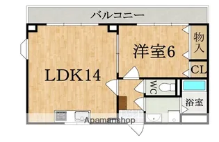 M’SCOURT奈良町【1階】の間取り