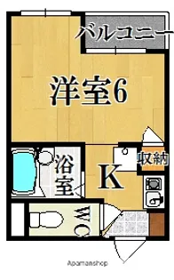 ディアコートYOSHIMURA【1階】の間取り