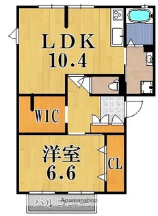 サンクレストA【2階】の間取り