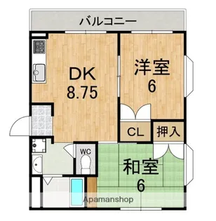 シャルム星和台【2階】の間取り