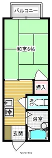 サムハイツ【2階】の間取り