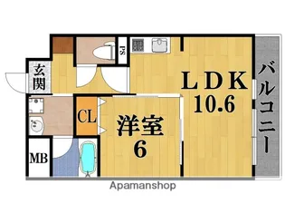 パールタウン【4階】の間取り