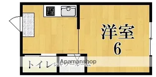 コーポ諏訪西大寺【1階】の間取り