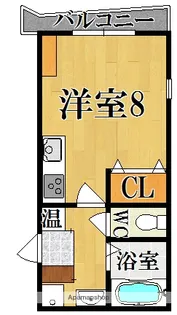 プレジール【1階】の間取り