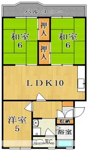 坂田マンション【3階】の間取り
