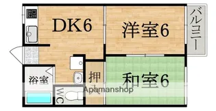 小林ハイツ【2階】の間取り