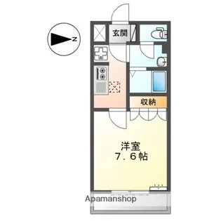 チェリーコーポ【1階】の間取り