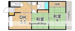 サンハイツ【1階】の間取り