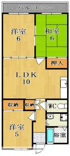 まあぁろーマンション【2階】の間取り