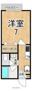 GRACE1【2階】の間取り