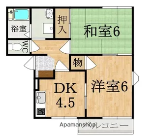 司ハイツ【1階】の間取り