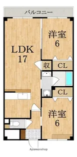 ラヴィーン・エミネンス【3階】の間取り