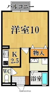シェソワ【1階】の間取り