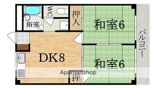 メープルハイツ【3階】の間取り