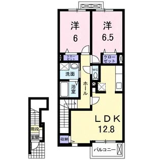 フォルトゥーナ【2階】の間取り