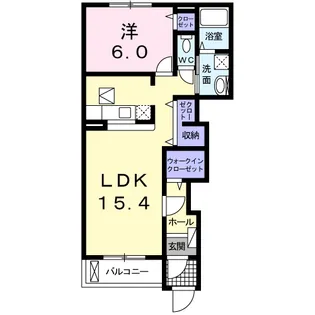 ハイグレース【1階】の間取り