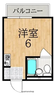 青葉ロイヤルハイツ【2階】の間取り