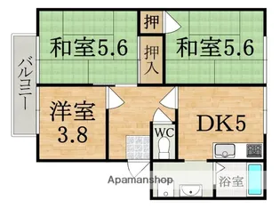 タモサーチC 【2階】の間取り