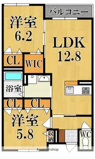 グランシャリオ野々宮【1階】の間取り