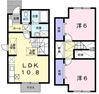 エトワール【1階】の間取り