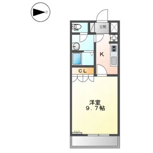 ピュアリーフ【105号室】の間取り