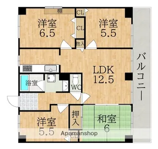 パークヴィレッジ学園前【3階】の間取り