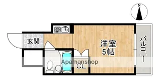 若草女子学生ハイツ【2階】の間取り