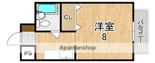 プチハイツ奈良【4階】の間取り