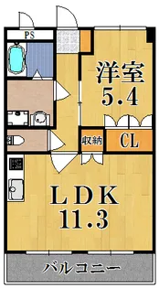 マカナ・ヌイ光台【201号室】の間取り