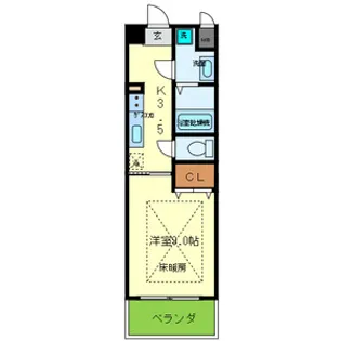 フルーア ケイ【2階】の間取り