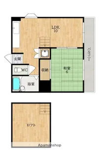 CITY PALACE21 郡山九条 PART 1【1階】の間取り