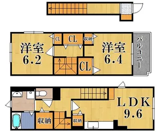 GRAND SUN HILLS【2階】の間取り