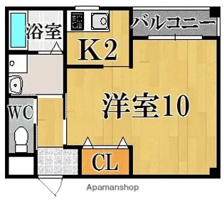 パイン ヒル【1階】の間取り
